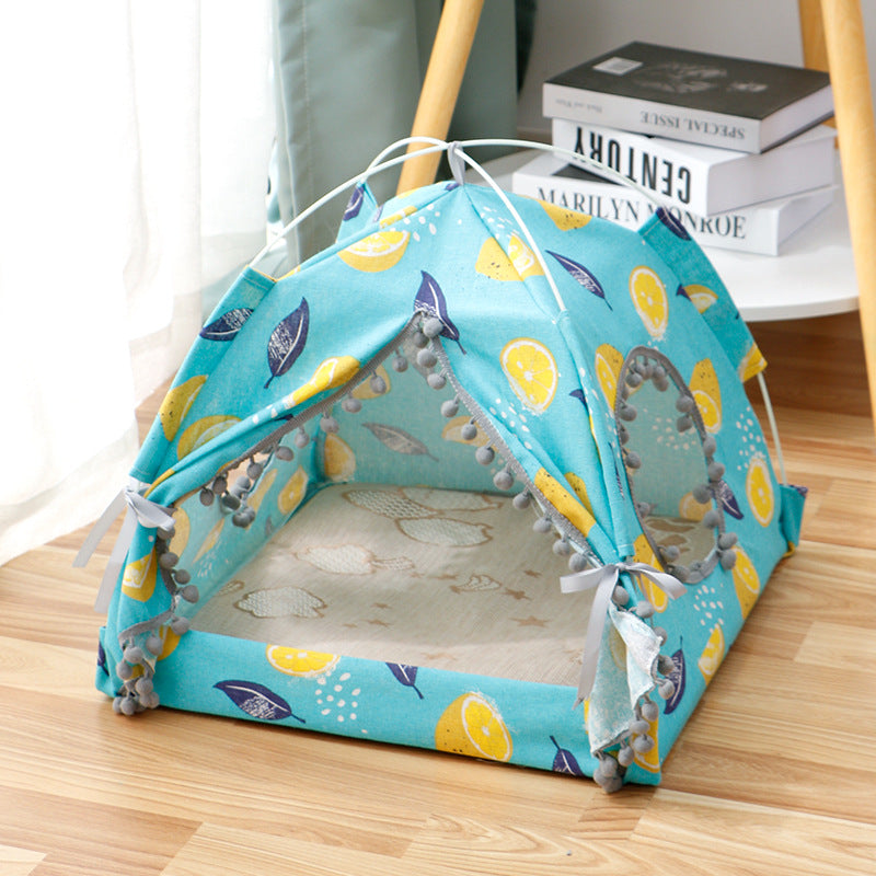 Pet Tent Pet House Enclosed Pet Bed 11