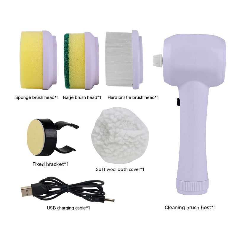 Electric Cleaning Brush 4 In 1 Spinning Scrubber VII