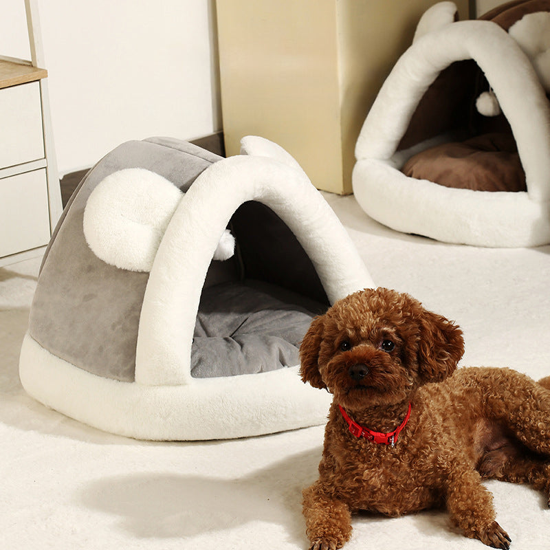 Pet Tent Cave Bed For Pets 3