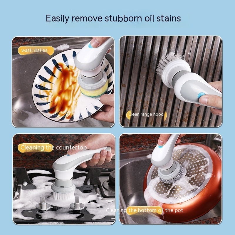 Electric Cleaning Brush 4 In 1 Spinning Scrubber IX