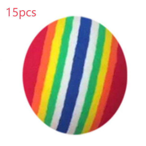 Rainbow Interactive Cat Ball Toy 12