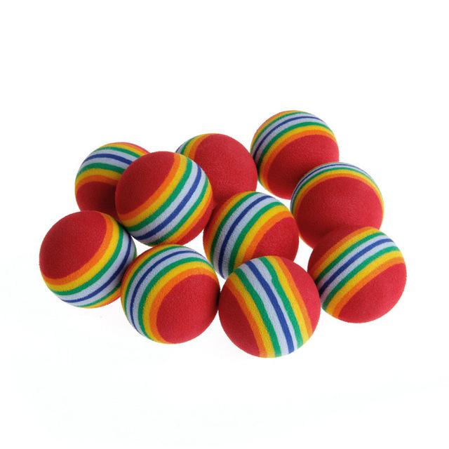 Rainbow Interactive Cat Ball Toy 5