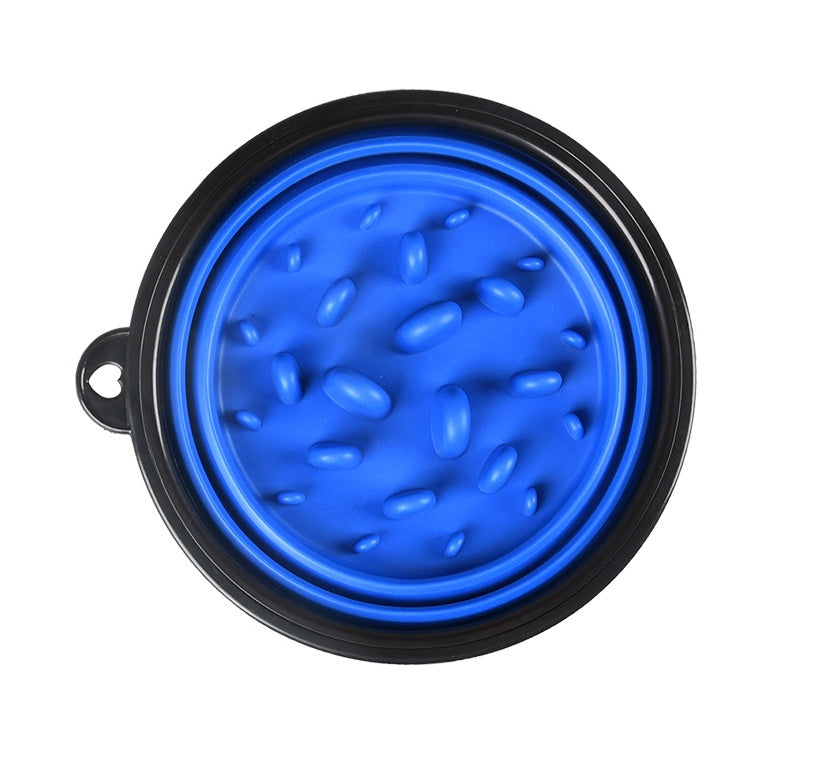 Outdoor Portable Pet Collapsible Slow Food Bowl 6