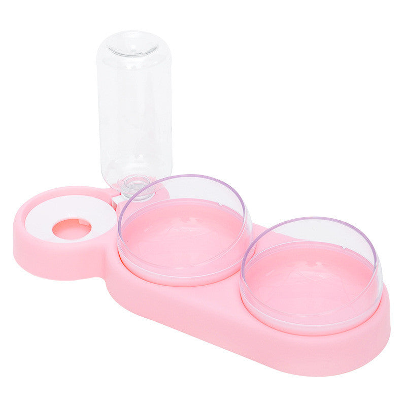 Pet Bowl Automatic Feeder With Water Fountain 3
