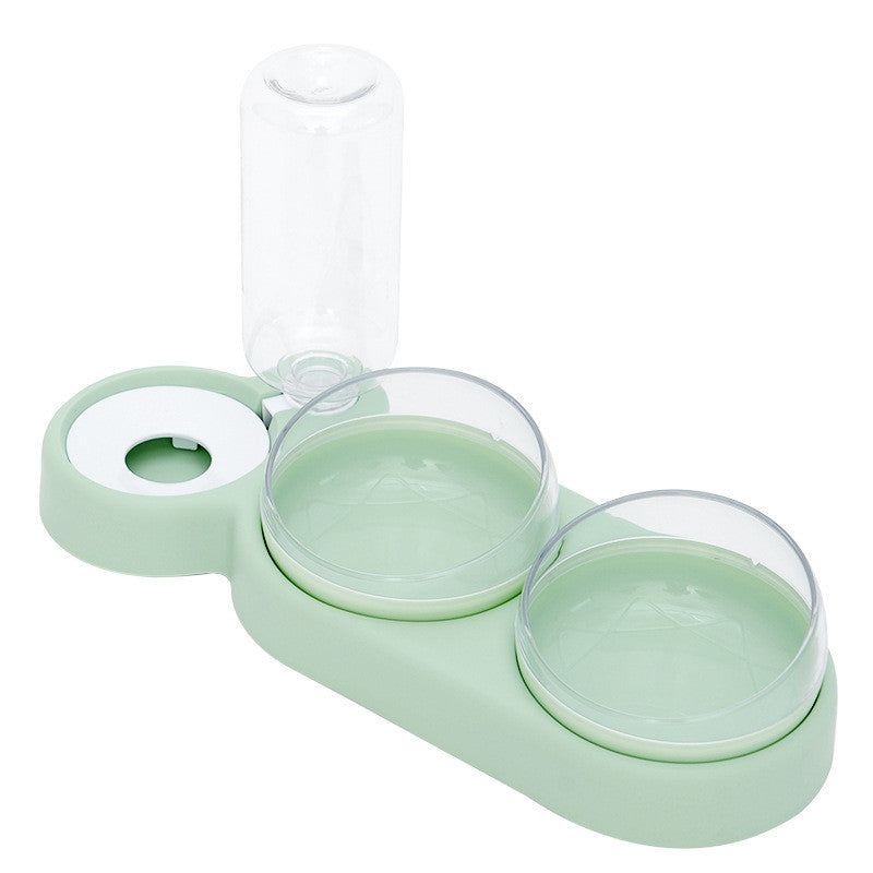 Pet Bowl Automatic Feeder With Water Fountain 4