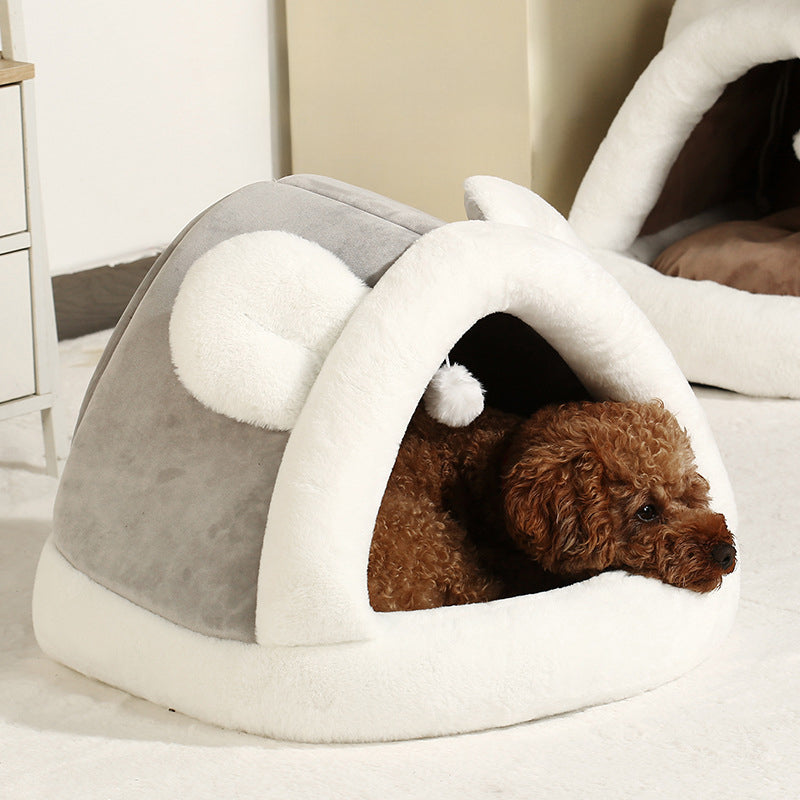 Pet Tent Cave Bed For Pets 