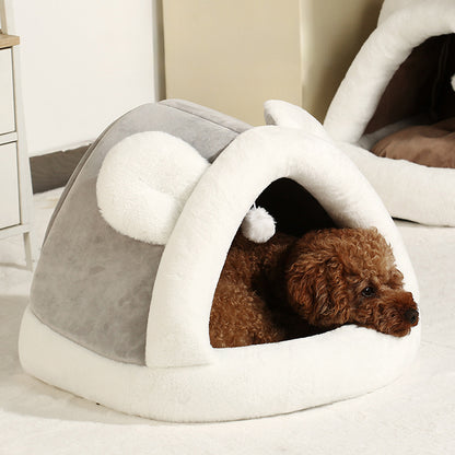 Pet Tent Cave Bed For Pets 