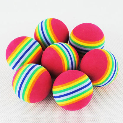 Rainbow Interactive Cat Ball Toy 1