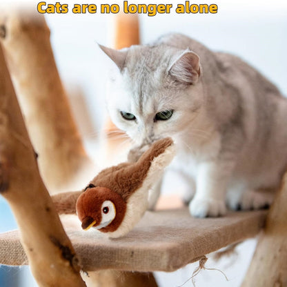 Interactive Chirping Bird Cat Toy I