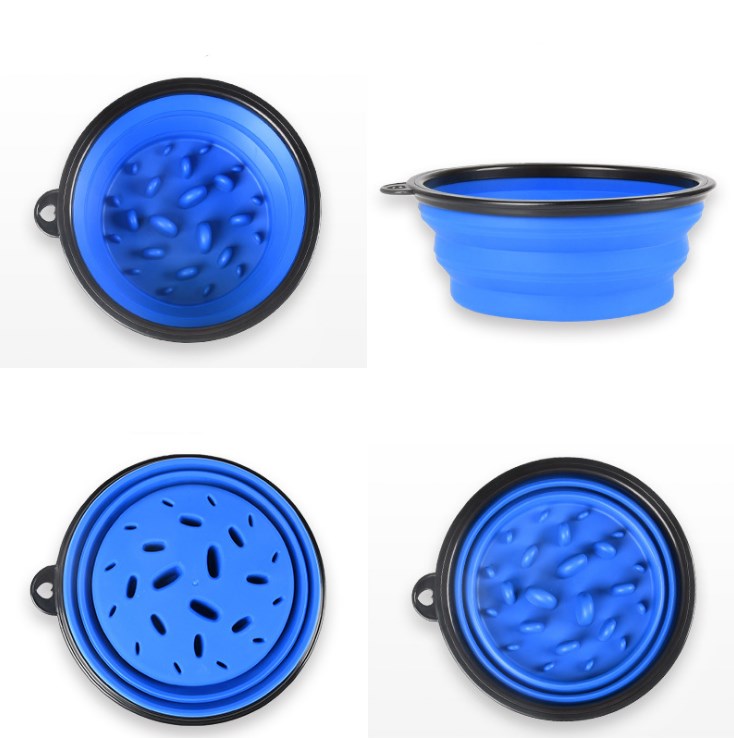 Outdoor Portable Pet Collapsible Slow Food Bowl 3