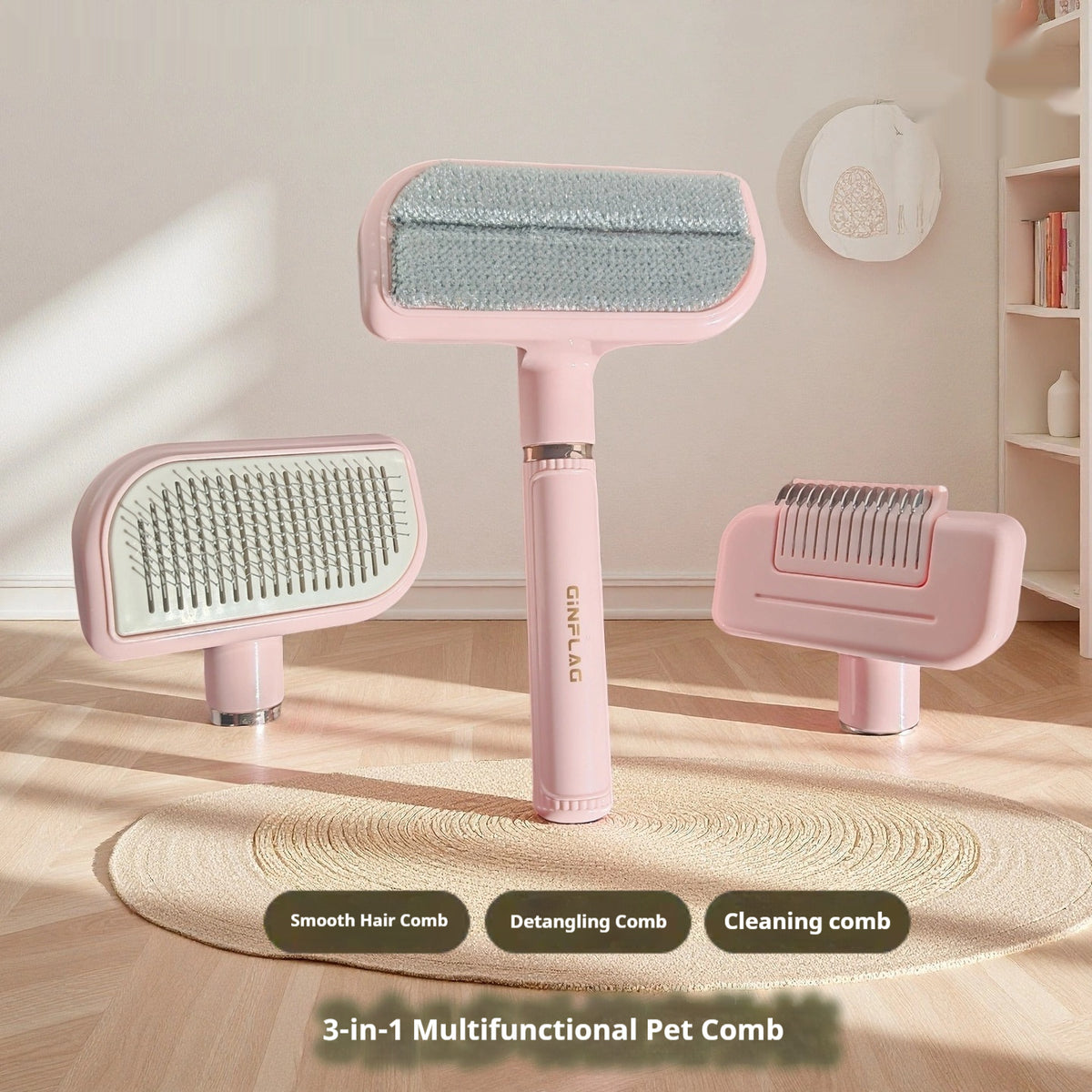 Large Deshedding Brush For Pets 