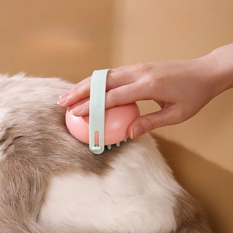 Pet Silicone Bathing Brush Pet Massage Scrubbing 3