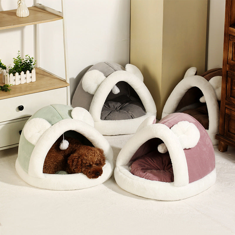 Pet Tent Cave Bed For Pets 4