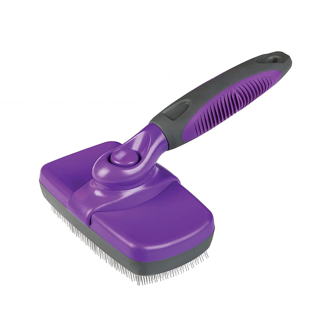 self-cleaning pet slicker brush 2