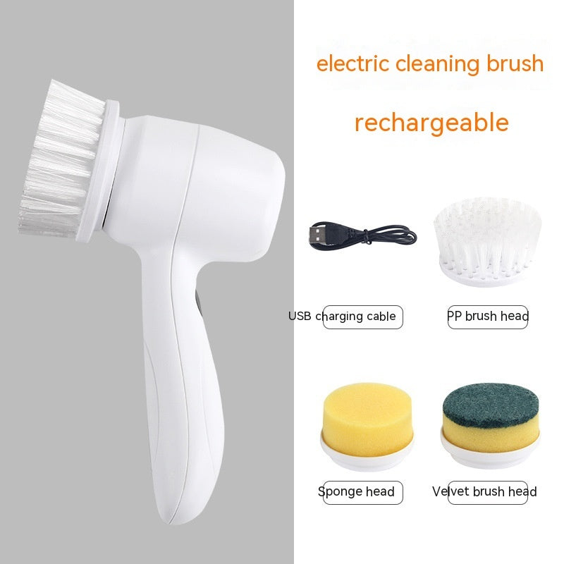 Electric Cleaning Brush 4 In 1 Spinning Scrubber IV
