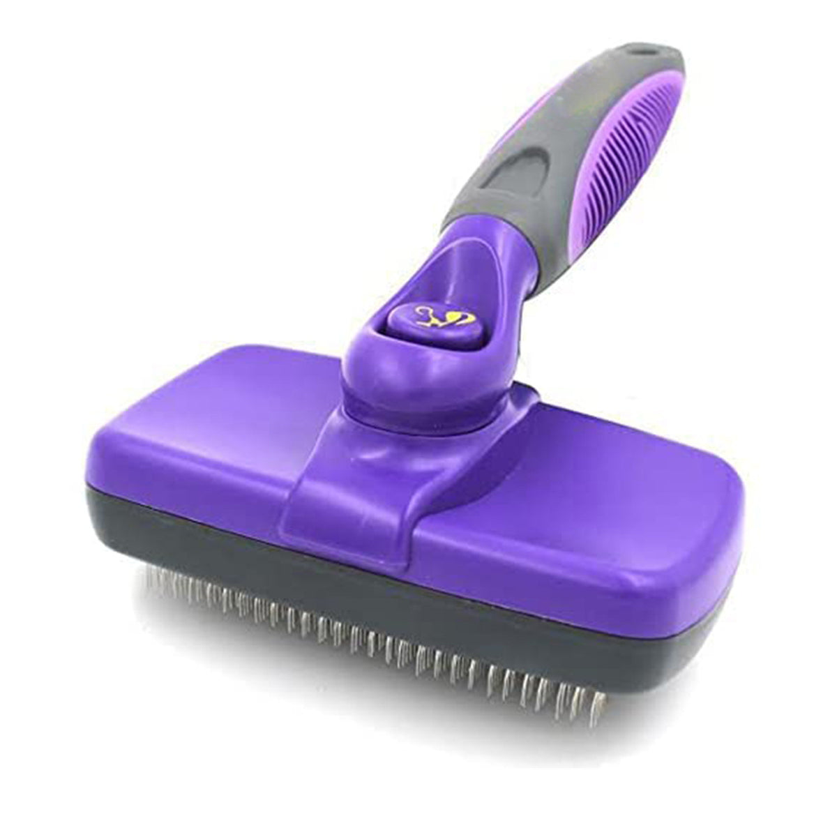 self-cleaning pet slicker brush 1