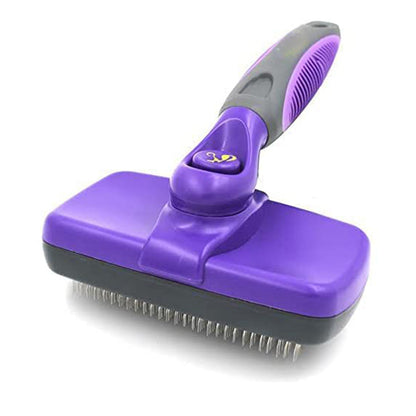 self-cleaning pet slicker brush 1