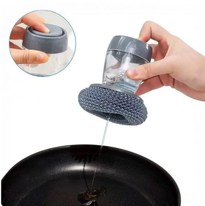 2-in-1 Soap Dispensing Dish Brush (Pack of 2) – Press &amp; Clean | No Mess, No Refills