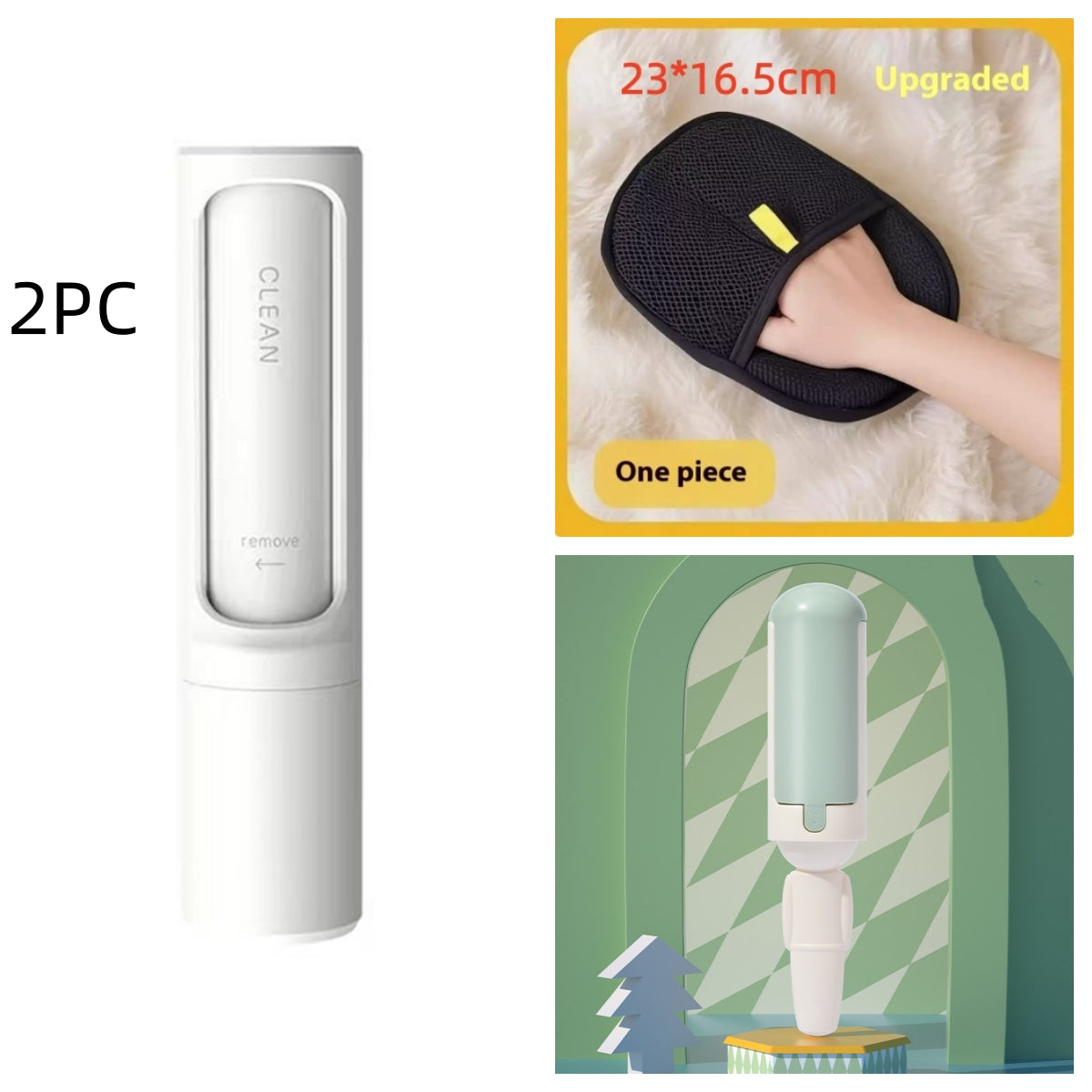 2-1 Reusable Pet Hair Remover 0023