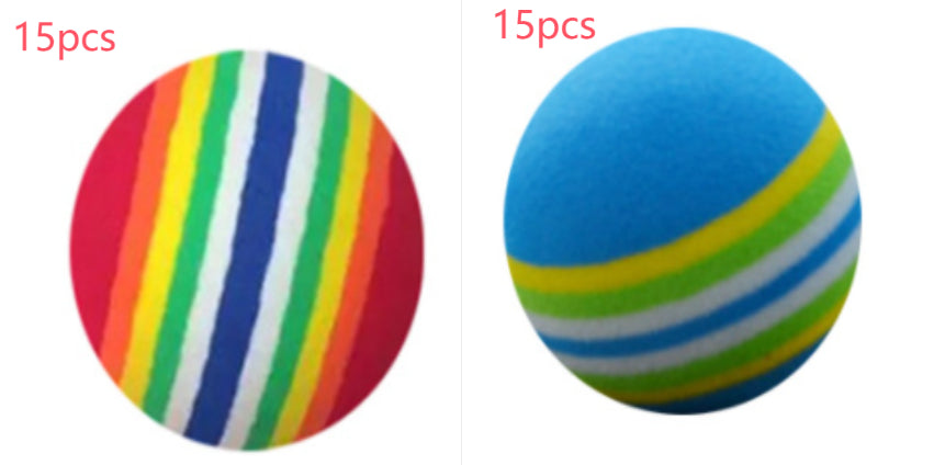 Rainbow Interactive Cat Ball Toy 14