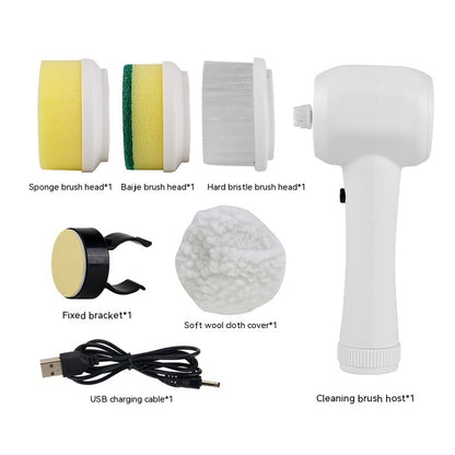 Electric Cleaning Brush 4 In 1 Spinning Scrubber X