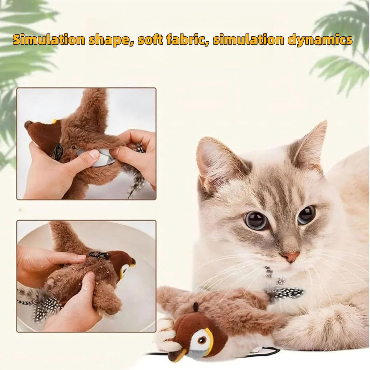 Interactive Chirping Bird Cat Toy VIII
