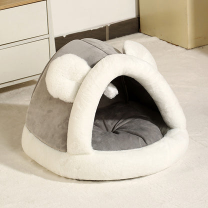Pet Tent Cave Bed For Pets 8