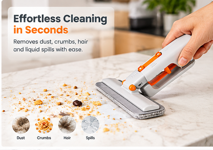 Mini Foldable Mop for Kitchen | Compact Cleaning Brush for Sink, Stove &amp; Countertop | Pack of 1