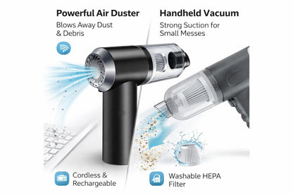Multifunctional Air Duster Cleaner – Powerful Cordless Blower for Home &amp; Office